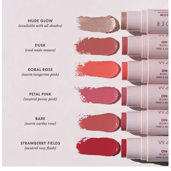 Wander Beauty On-The-Glow in Coral Rose and Nude Glow - Picture 2 of 5